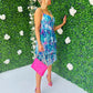 Baily Layered Dress Blue