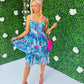 Baily Layered Dress Blue