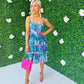 Baily Layered Dress Blue