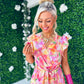 Alli Frill Detail Dress Floral Mix