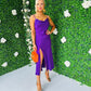 Anita Slinky Midi Dress Violet