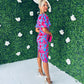Jan Detailed Midi Dress Sky
