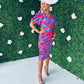 Jan Detailed Midi Dress Sky