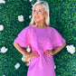 Sinead Detail Mini Dress Pink