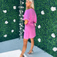 Sinead Detail Mini Dress Pink