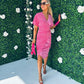 Esme Midi Dress Splash Pink