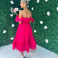 Jayn Occasion Maxi Dress Hot Pink