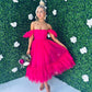 Jayn Occasion Maxi Dress Hot Pink