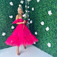 Jayn Occasion Maxi Dress Hot Pink