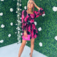 Arianna Square Neck Floral Mini Dress