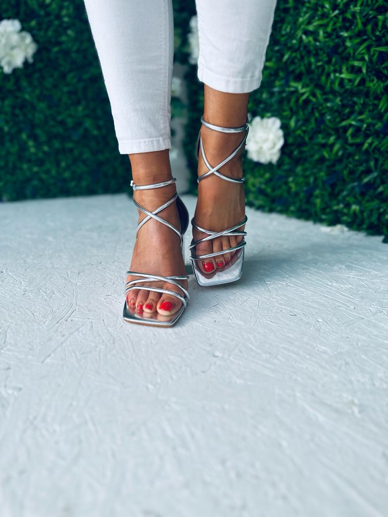 Thelma Sandals Silver
