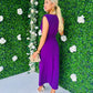 Freah Plunge Dress Violet