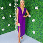 Freah Plunge Dress Violet