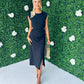 Hudson Midi Dress Black