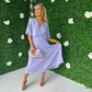 Fergie Pleated Dress Lavender
