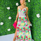 Olive Detailed Maxi Dress Green