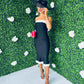 Erin Monochrome Midi Dress
