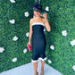 Erin Monochrome Midi Dress