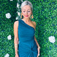 Brionna Midi Dress Teal