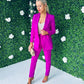 Glenda Double Breasted Suit Orchid
