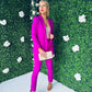 Glenda Double Breasted Suit Orchid