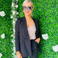Glenda Double Breasted Suit Black