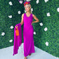 Phebe Cape Bodycon Dress Orchid