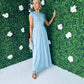 Pica Sequin & Tulle Dress Blue