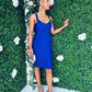 Sadhbh Occasion Mini Dress Royal