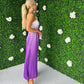 Sam Pleat Dress Ombre Lilac