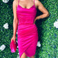 Parker Corset Mini Dress Fuchsia