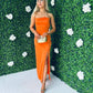 Blane Cowl Neck Maxi Dress Amber