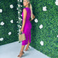 Rubi Ruched Dress Orchid
