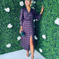 Carol Midi Dress Wave Multi