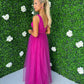 Lenore Tulle Maxi Dress Orchid