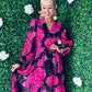 Weslyn Midaxi Dress Floral Black