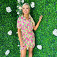 Wilo Stripe Mini Dress Lime