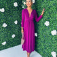Katie Plunge Maxi Dress Orchid