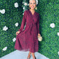 Gianna Pleated Midi Burg