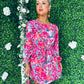 Cassy Mini Dress Floral Pink
