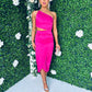 Aoibhin Midi Dress Fuchsia