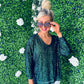 Ailish Sequin Top Forest