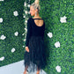 Sami Knit & Tulle Dress Black Pre Order 30 Sept
