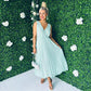 Rocco Pleated Dress Pastel