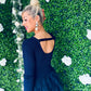 Sami Knit & Tulle Dress Navy Pre Order 30 Sept