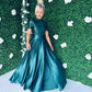 Kate Sequin Maxi Dress Forest