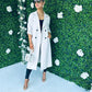 Ciana Light Trench Coat Cream  Pre Order 21 Sept