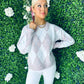 Fara Diamond Jumper Mauve