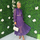 Suzan Crochet Maxi Dress Indigo