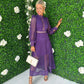 Suzan Crochet Maxi Dress Indigo